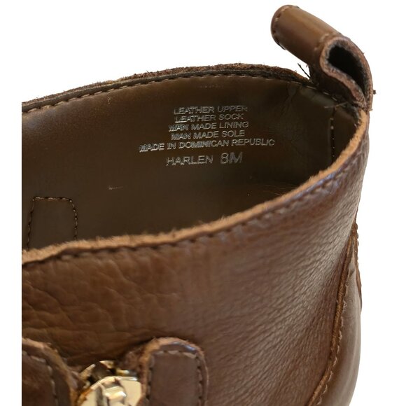 Antonio Melani Harlen Leather Ankle Boots Brown - Picture 7 of 7